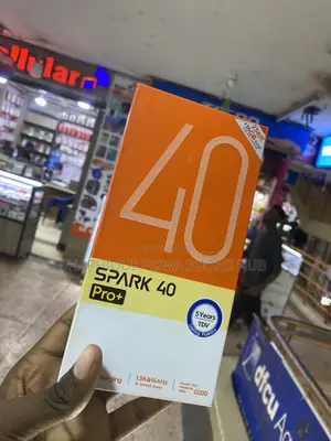 New Tecno Spark 40 Pro+ 256 GB Black