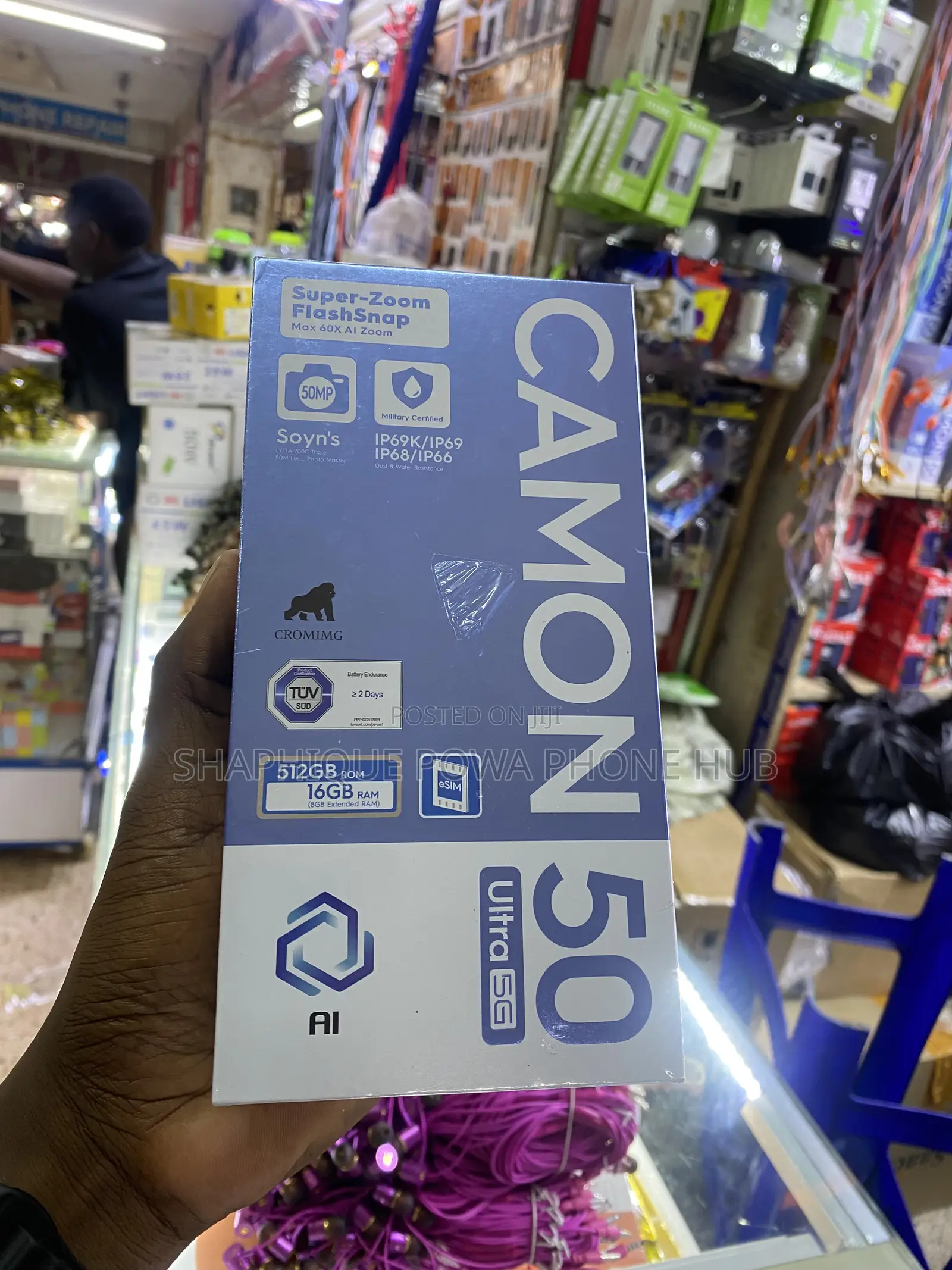 New Tecno Camon 50 Ultra 512 GB Black