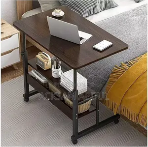 C-Shaped Garvee Mobile Computer Desk Features an Adjustable Height