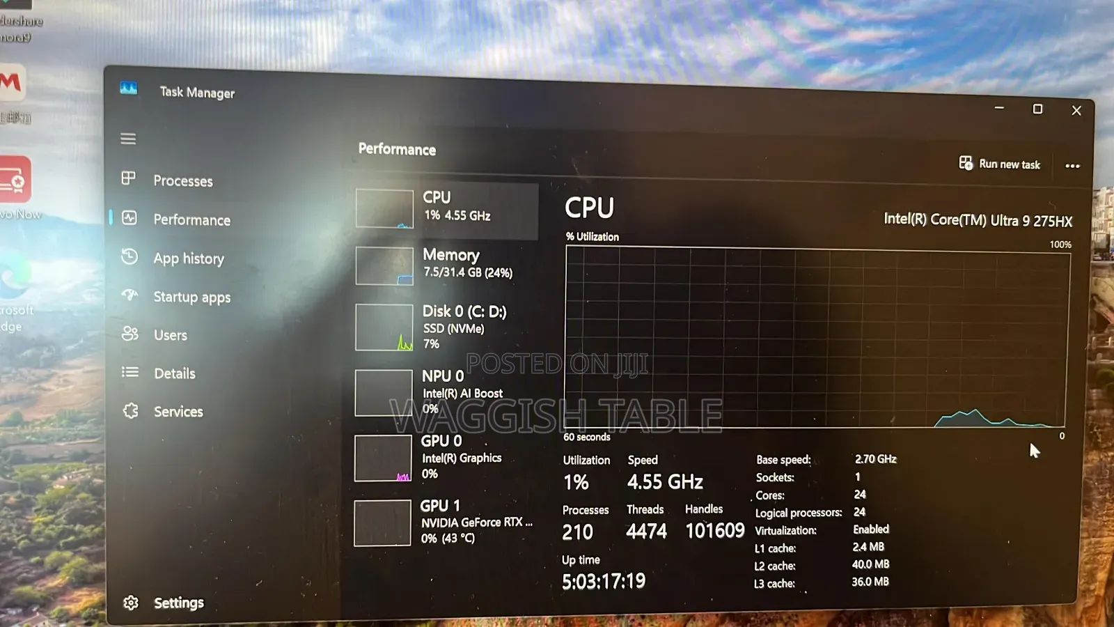 Laptop Lenovo Legion 7 32GB Intel Core Ultra 9 SSD 1T