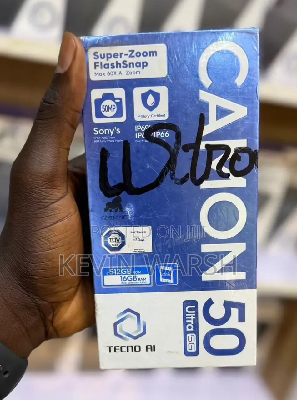 New Tecno Camon 50 Ultra 512 GB Silver