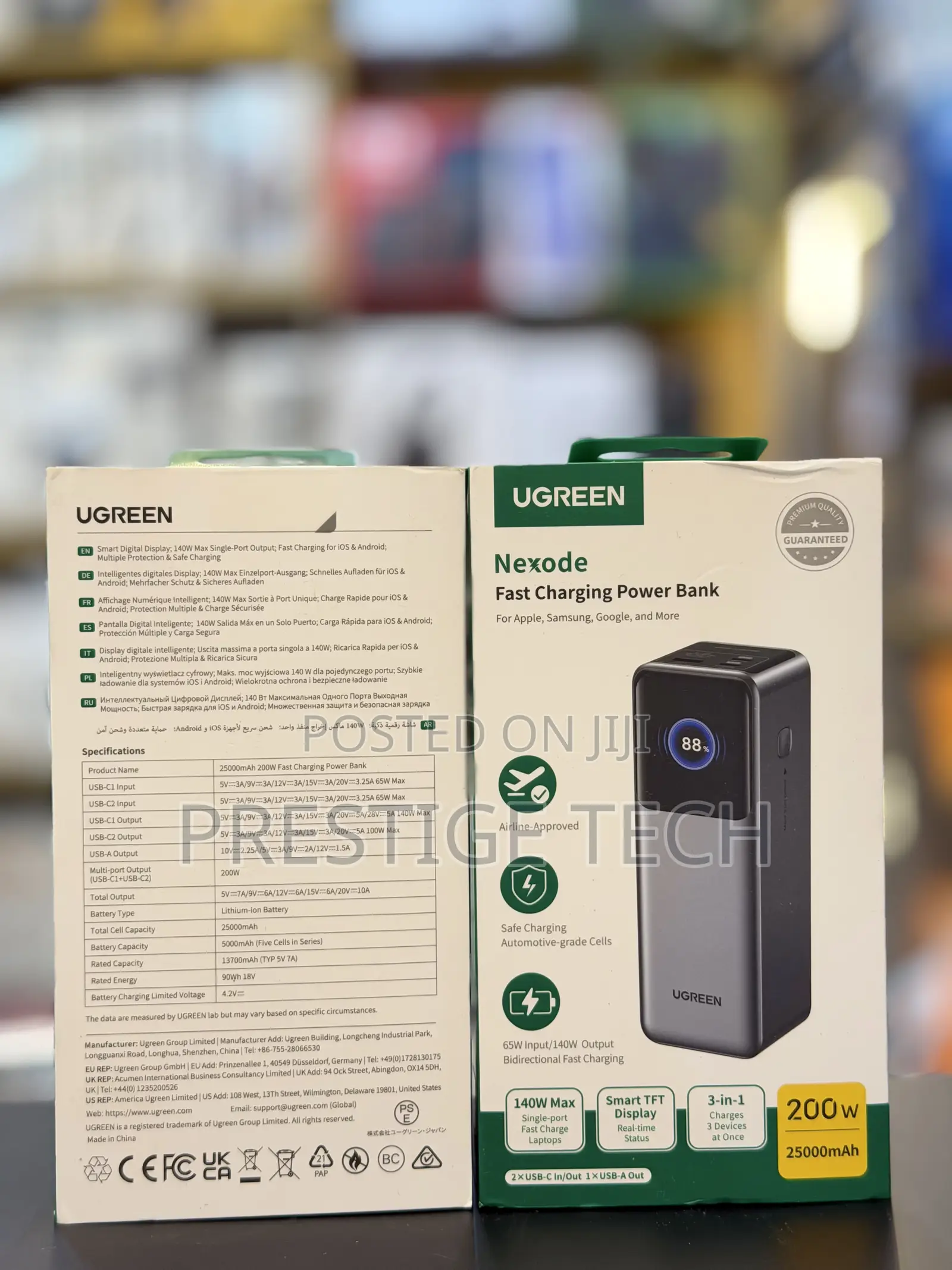Ugreen Nexode Power Bank 25000mah 200w Laptop Power Bank