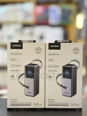 Ugreen Nexode Laptop Power Bank 20000mah 165w, Built-in Usb C Cable