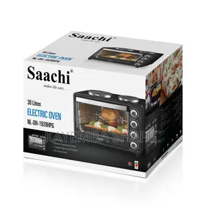 Brand New Saachi 30l Electric Oven With Dual Hotplates Rotisserie
