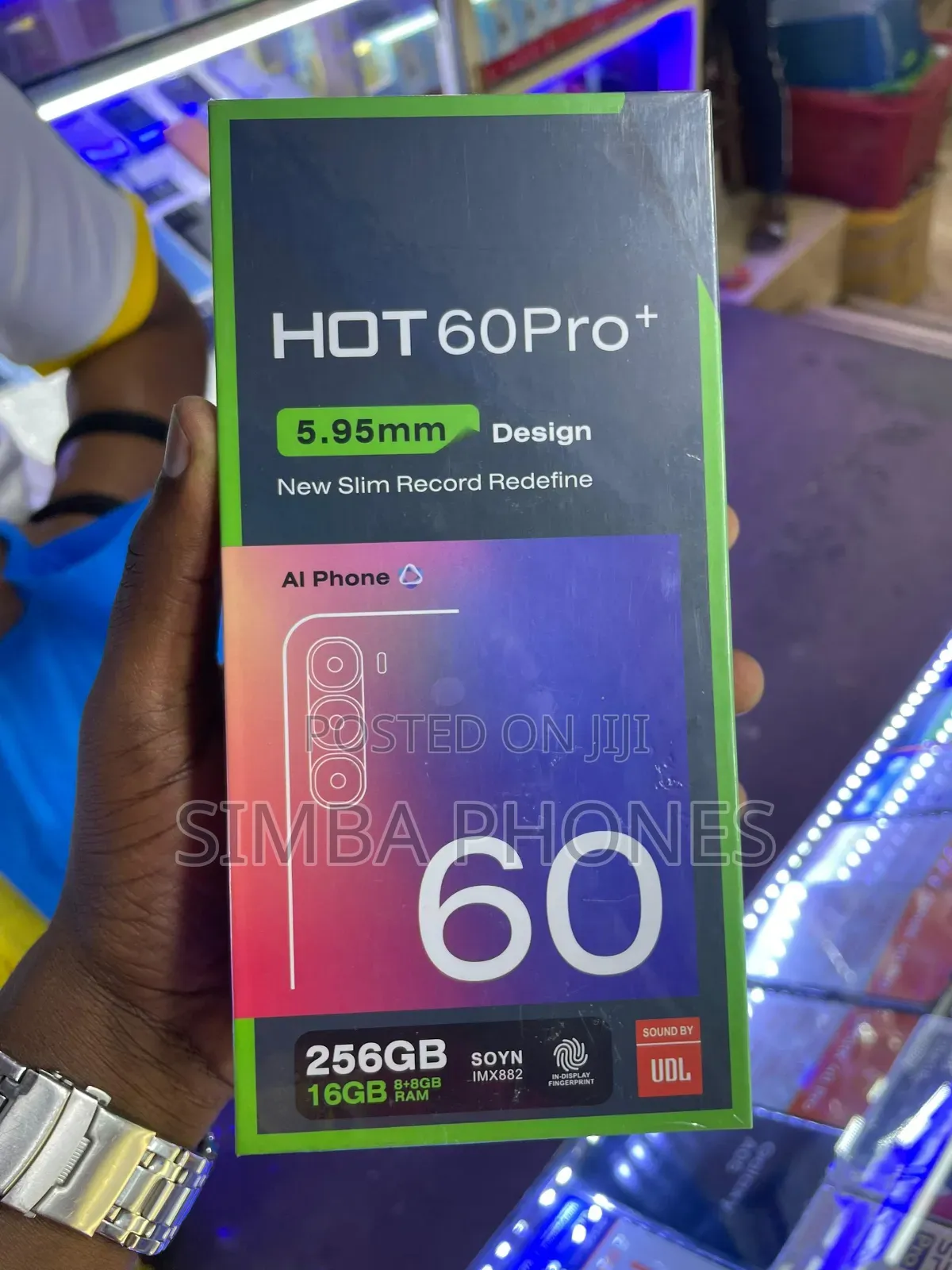 New Infinix Hot 60 Pro+ 256 GB Black