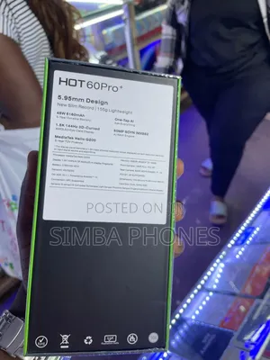 New Infinix Hot 60 Pro+ 256 GB Orange