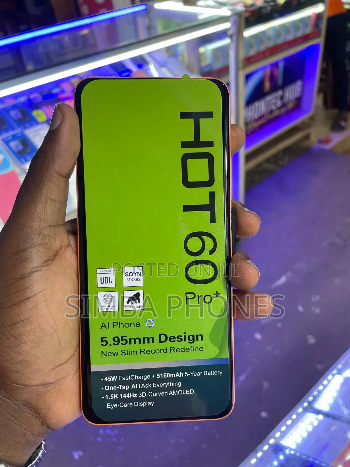 New Infinix Hot 60 Pro+ 256 GB Orange