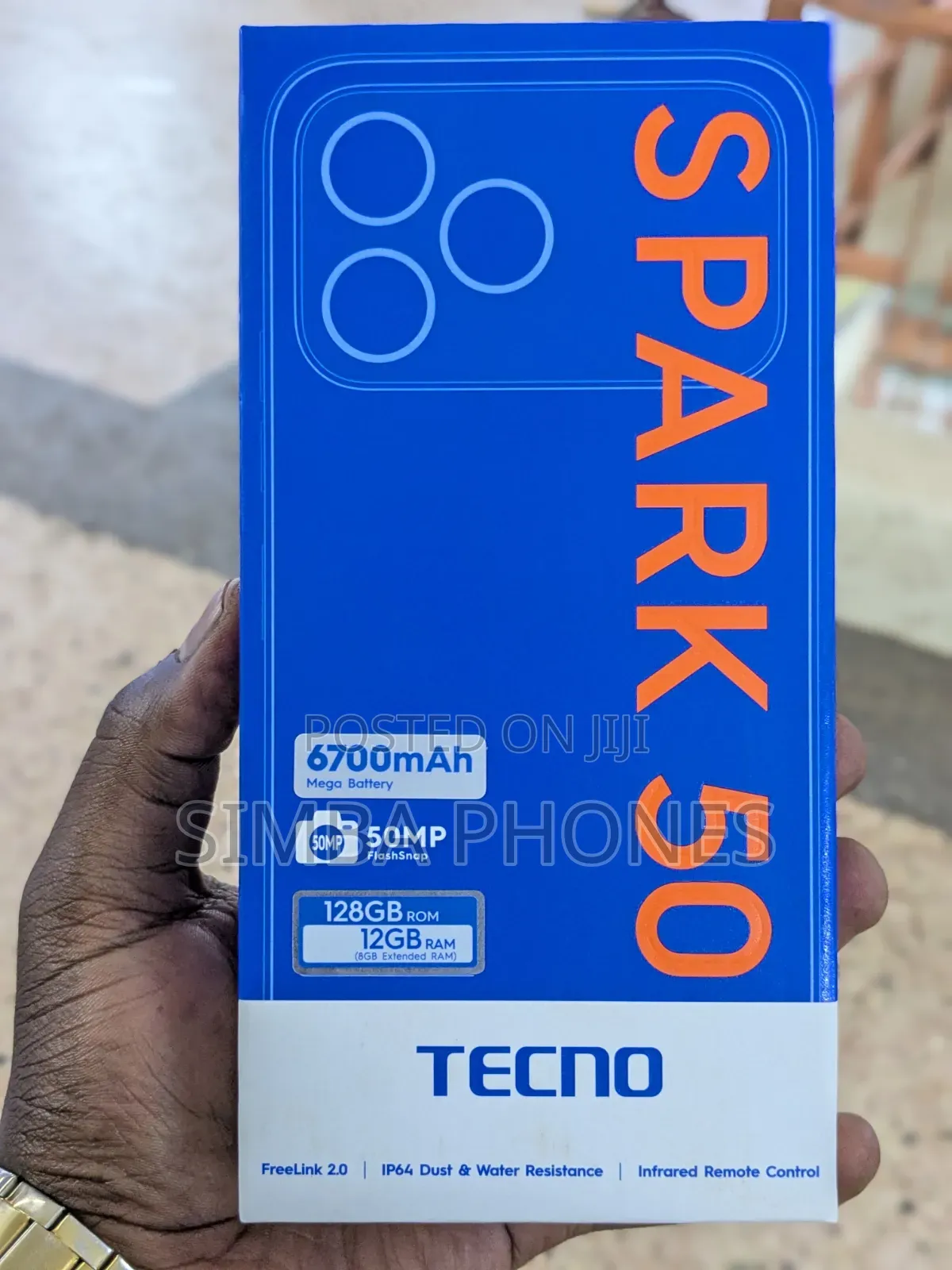 New Tecno Spark 50 128 GB Black