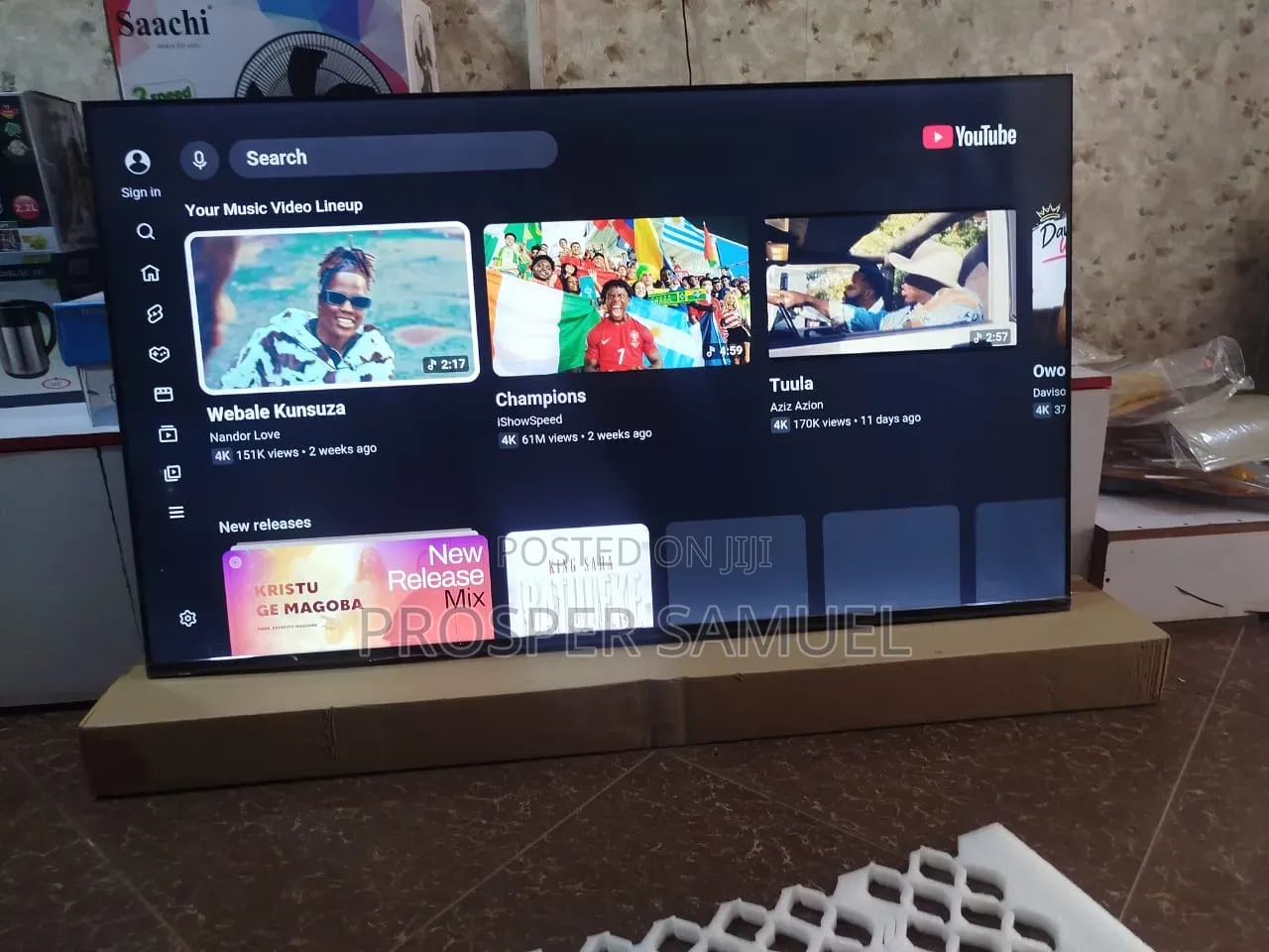 65 Chiq Frameless Uhdk4 With Inbuilt Free to Smart Tv