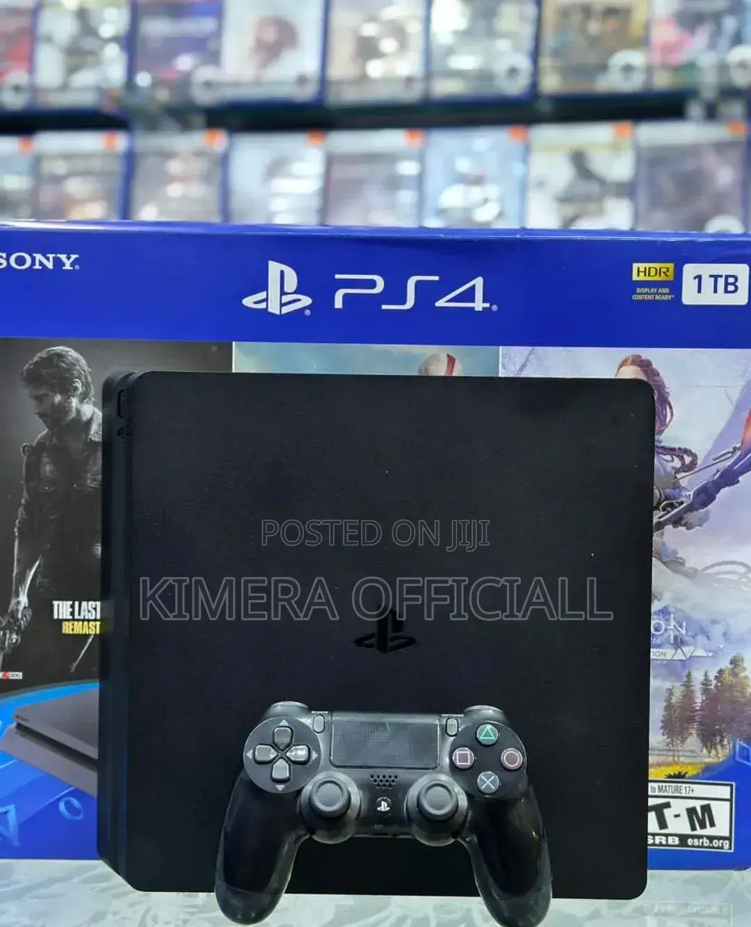 Refurbished Chipped Playstation 4 Slim. 1tb Storage, 30 Games 2 Pads