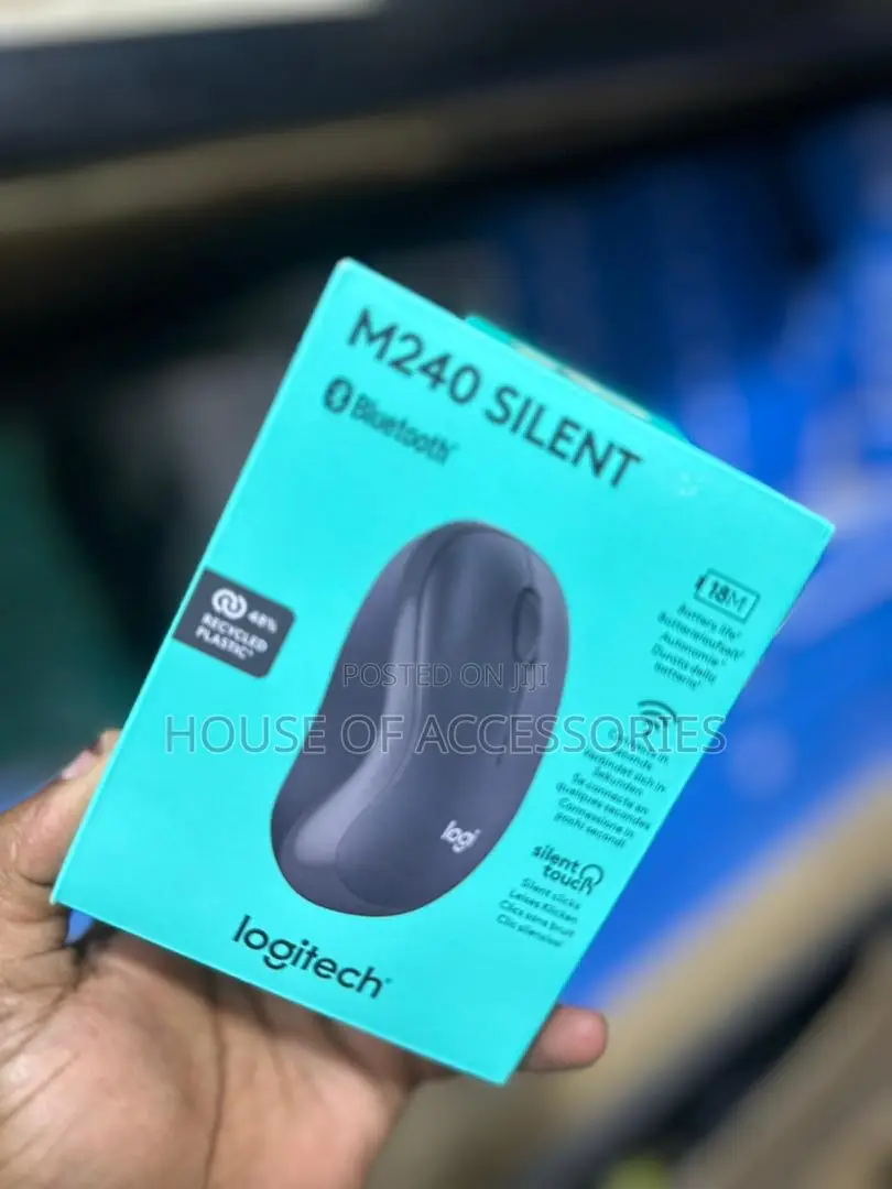 Logitech Silent Wireless Mouse- M240