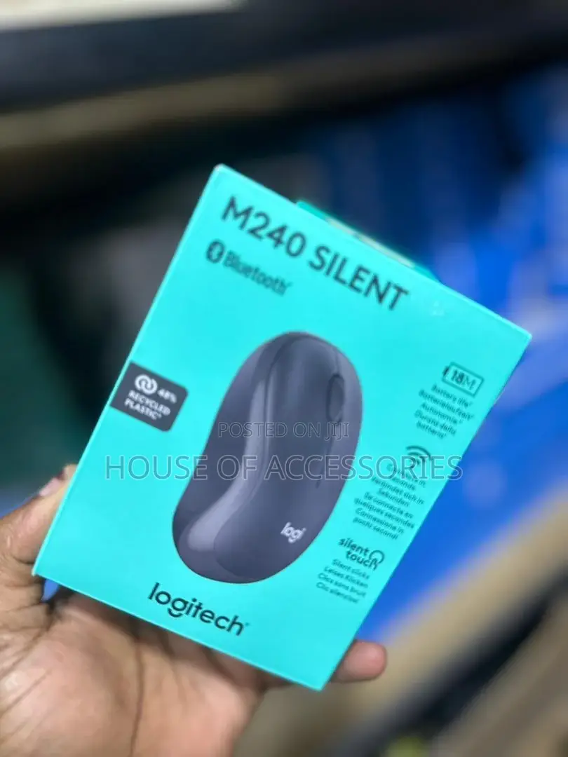 Logitech Silent Wireless Mouse- M240
