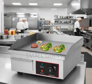 Stainless Steel Electric Commercial Countertop Griddle Plate