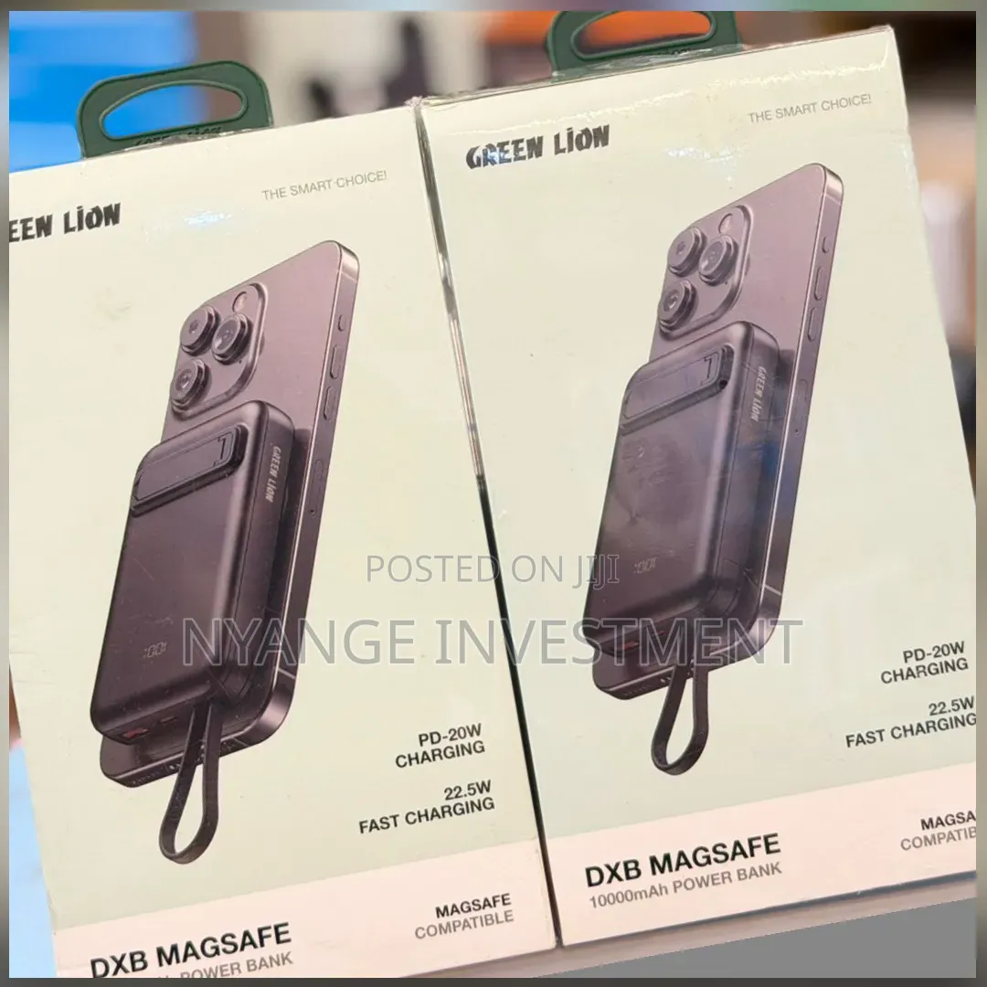 Green Lion Magsafe 10000mah Power Banks,Built-in Cables,Igital Display