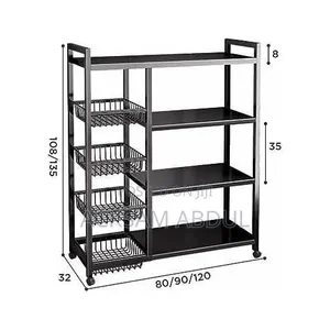 Multi-Functional Metal Kitchen Storage Rac