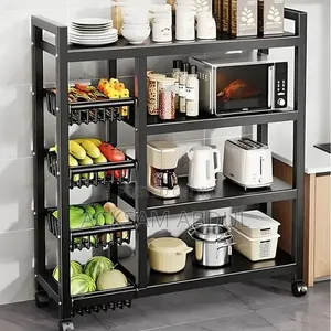 Multi-Functional Metal Kitchen Storage Rac