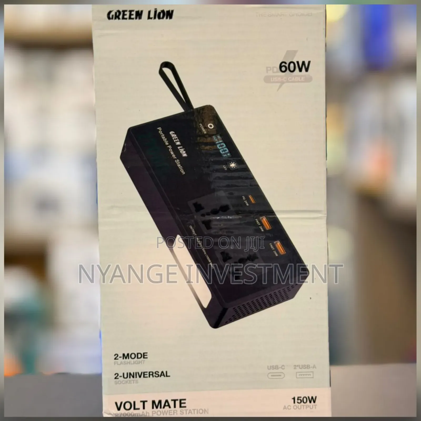 Green Lion Volt Mate 27000mah Power Station,