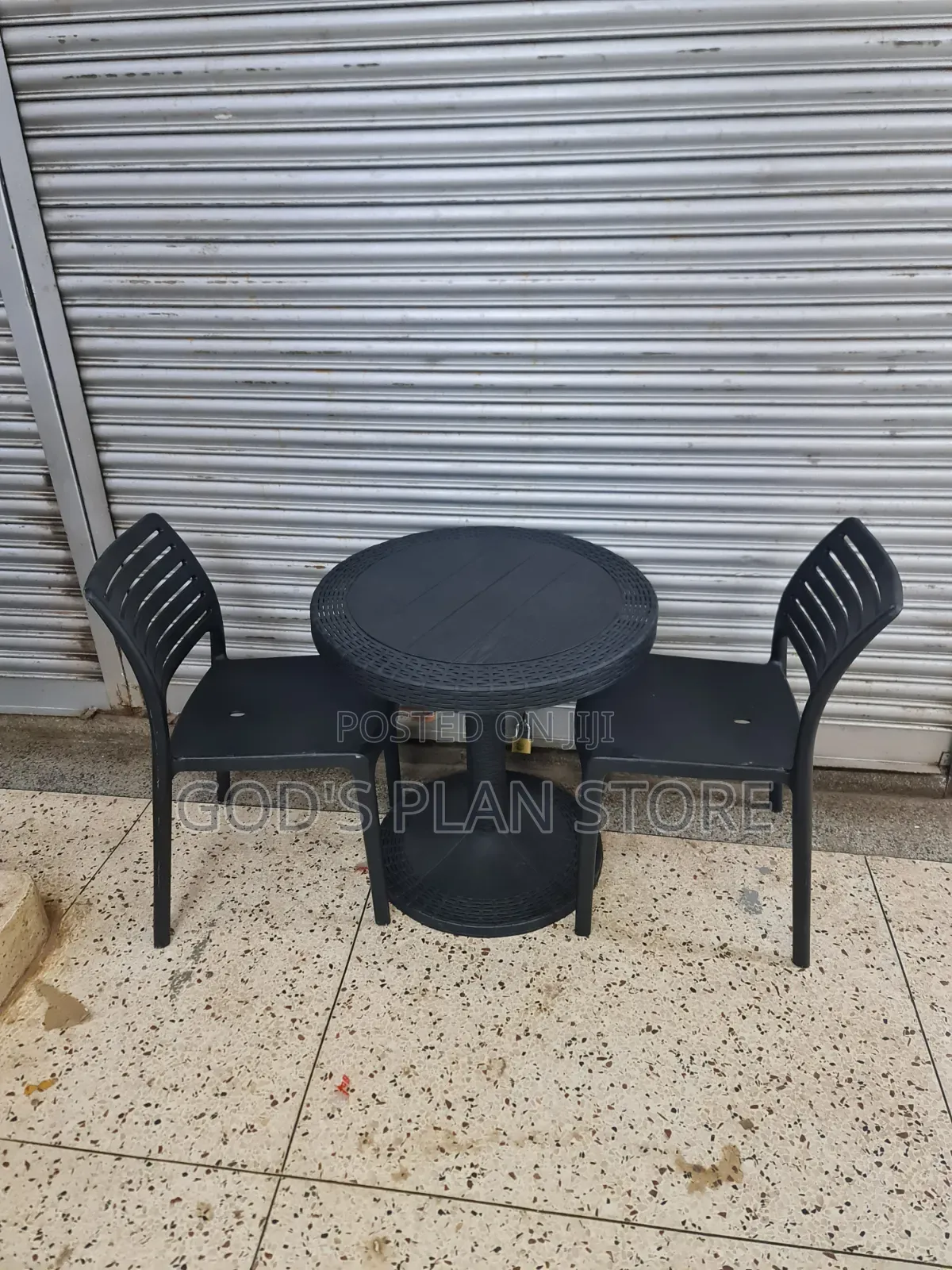 Risen Outdoor Plastic Dining Table and Chairs Plastic Table and Chair