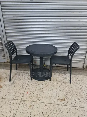 Risen Outdoor Plastic Dining Table and Chairs Plastic Table and Chair