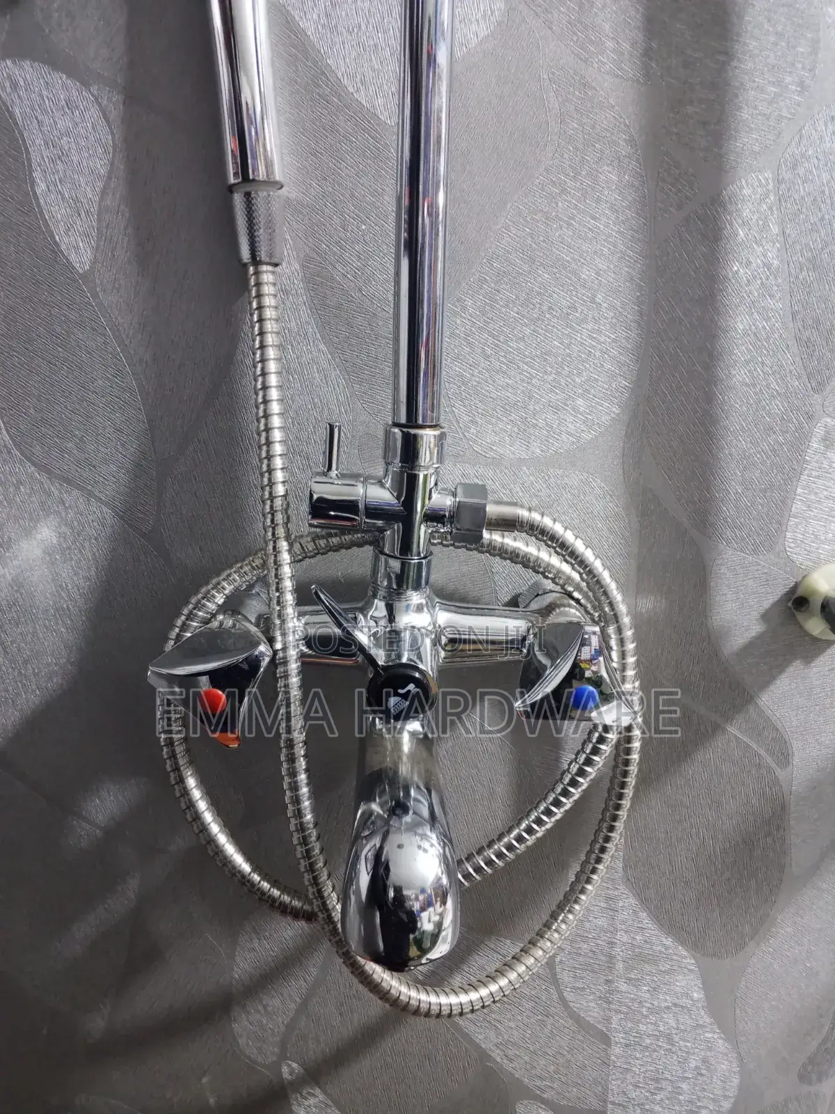Shower Mixer(Full Set) With Head Telephone Changer Stick Bt Originally