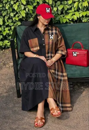 Classy Free Checked Free Dresses