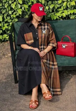 Classy Free Checked Free Dresses