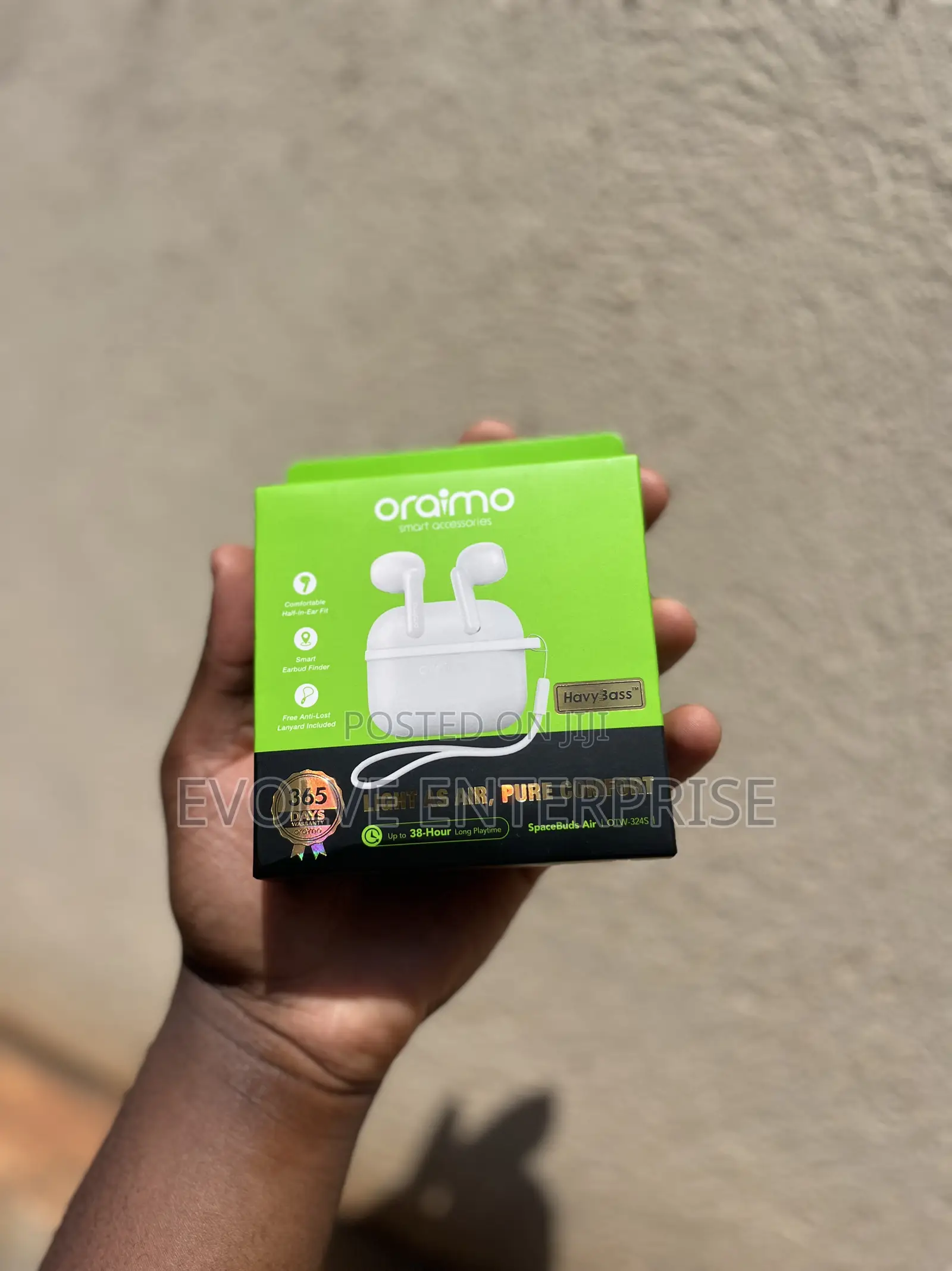 Oraimo Spacebuds Air 38 Hours Smart Finder True Wireless Earbuds