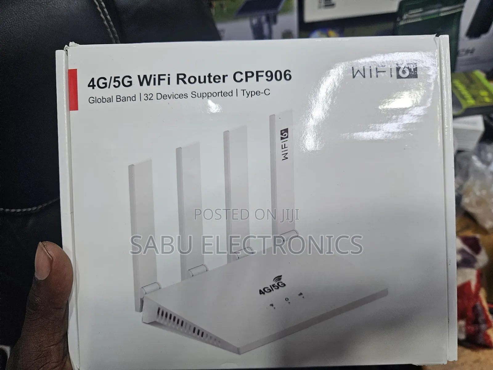 4g/5g Wifi6 Router– All Sim Card Router 4 Antenna, Supports 32 Devices