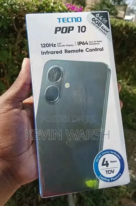 New Tecno Pop 10 128 GB Black