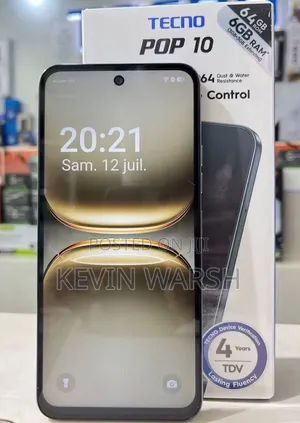 New Tecno Pop 10 128 GB Black