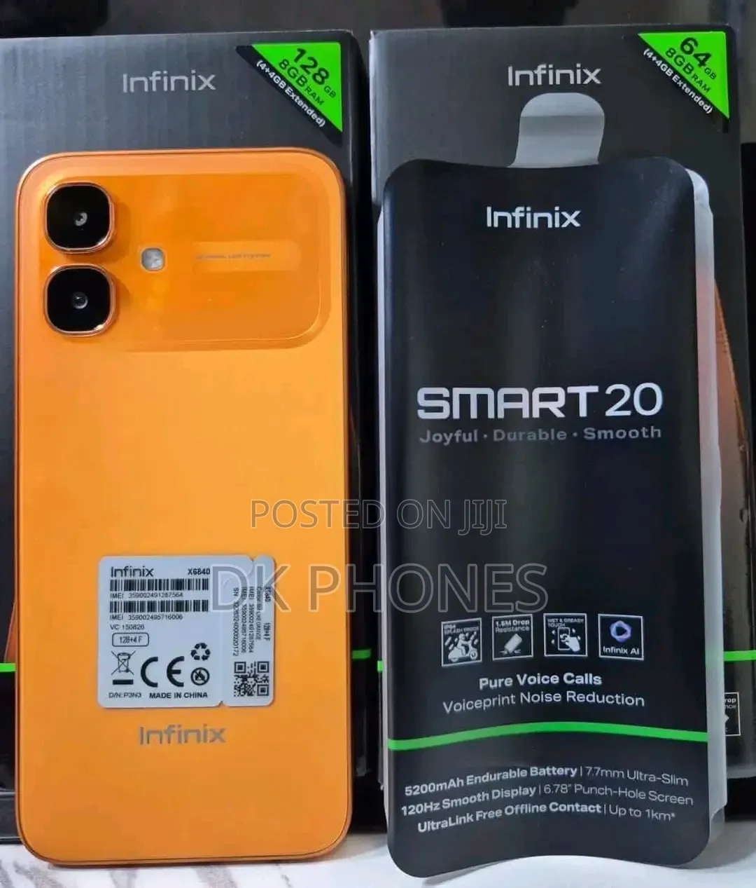 New Infinix Smart 20 128 GB Purple