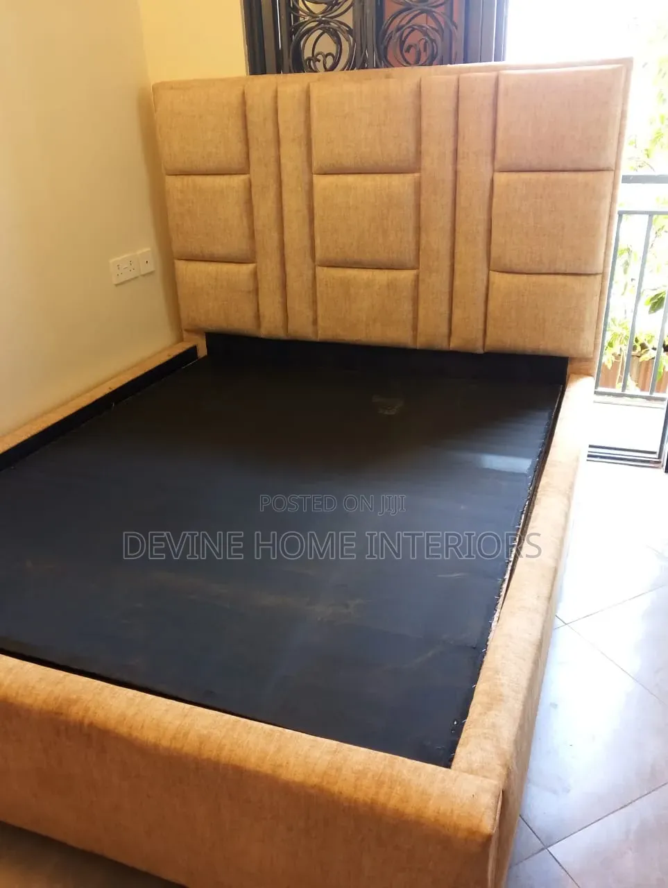 Upholstered Headboard Bed