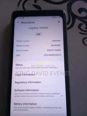 Samsung Galaxy Note 8 64 GB Black