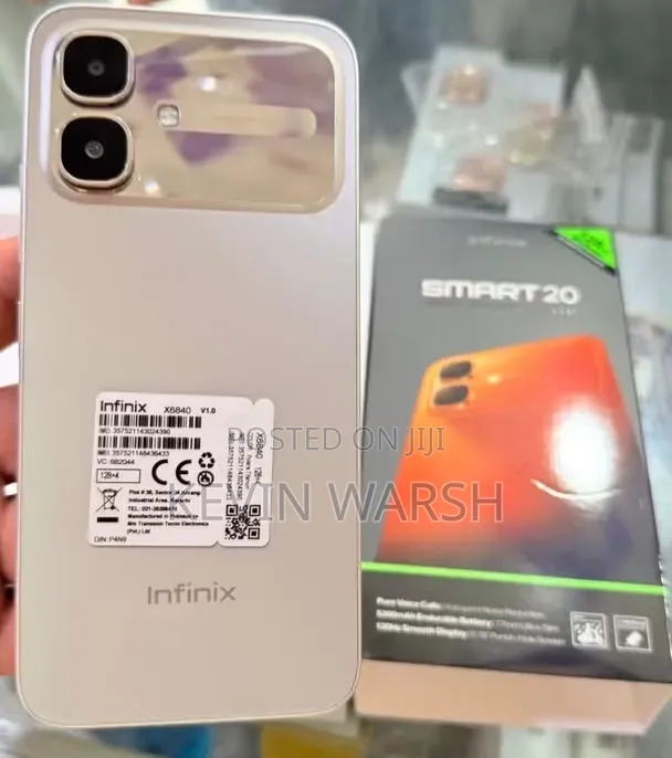 New Infinix Smart 20 128 GB Silver