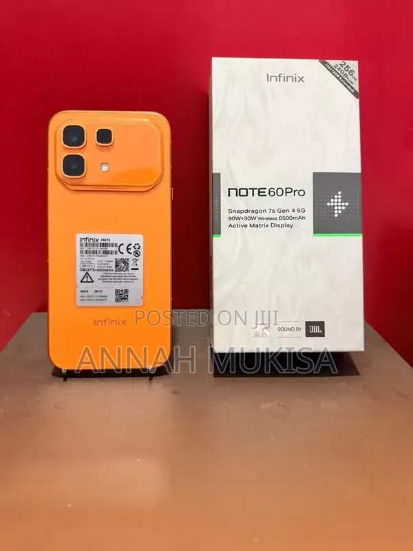 New Infinix Note 60 Pro 256 GB Orange