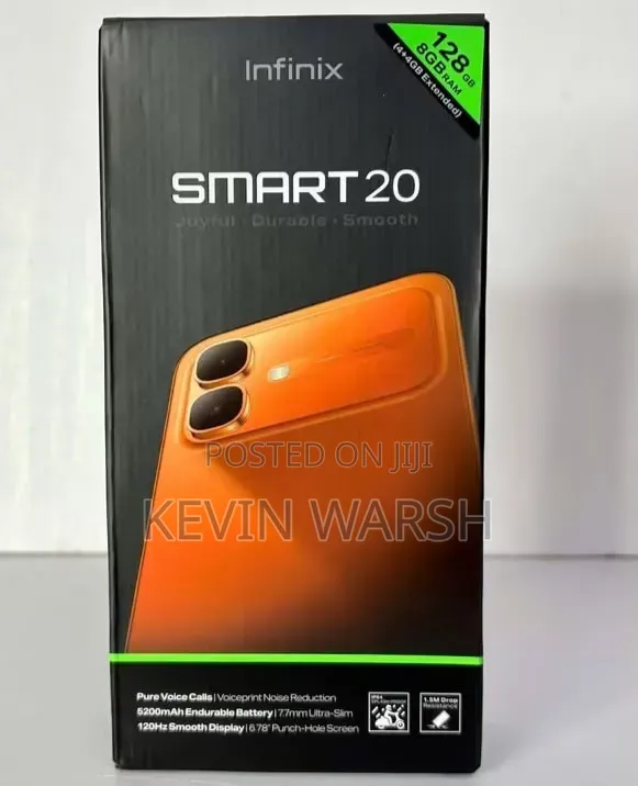 New Infinix Smart 20 128 GB Yellow