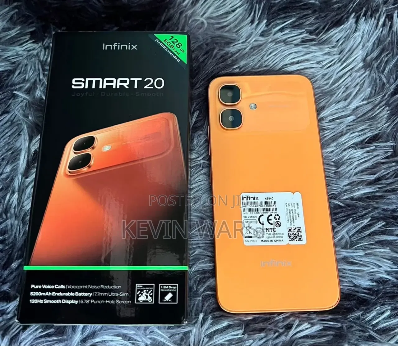 New Infinix Smart 20 128 GB Yellow