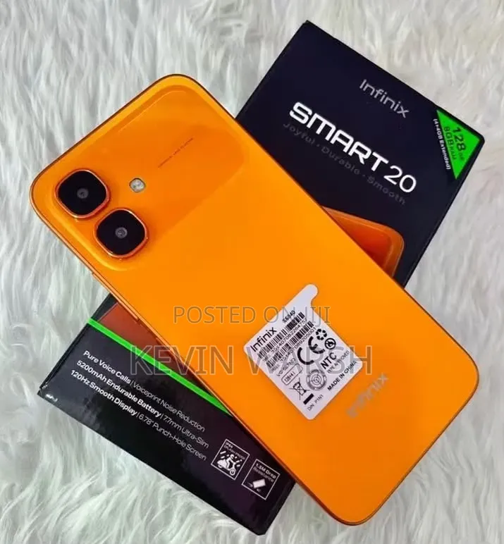 New Infinix Smart 20 128 GB Orange