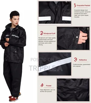 Unique Motorcycle Raincoat Suit