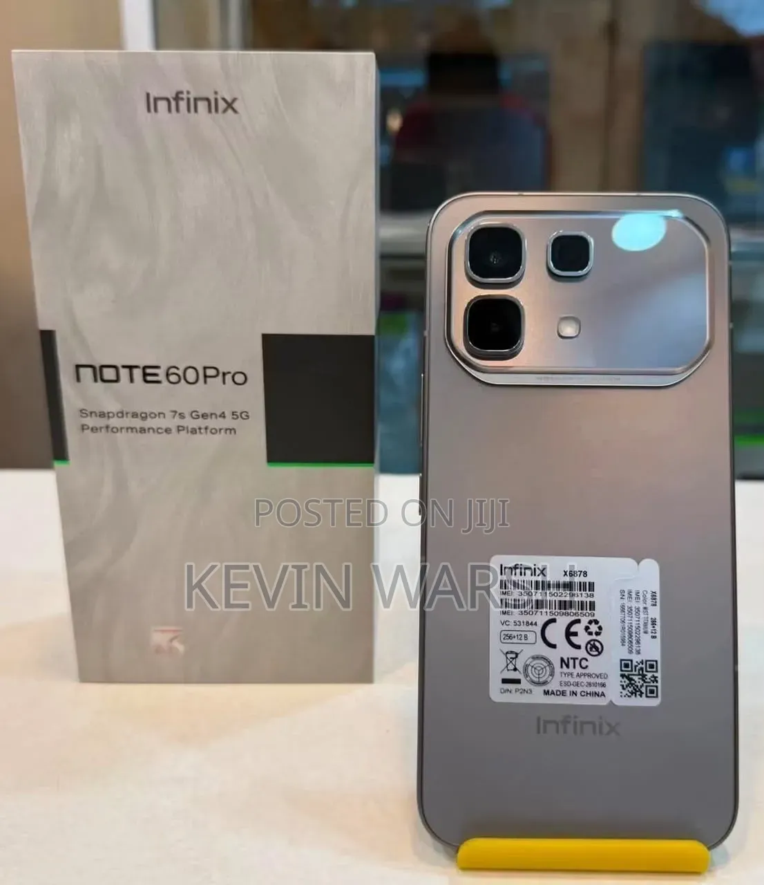 New Infinix Note 60 Pro 256 GB Silver