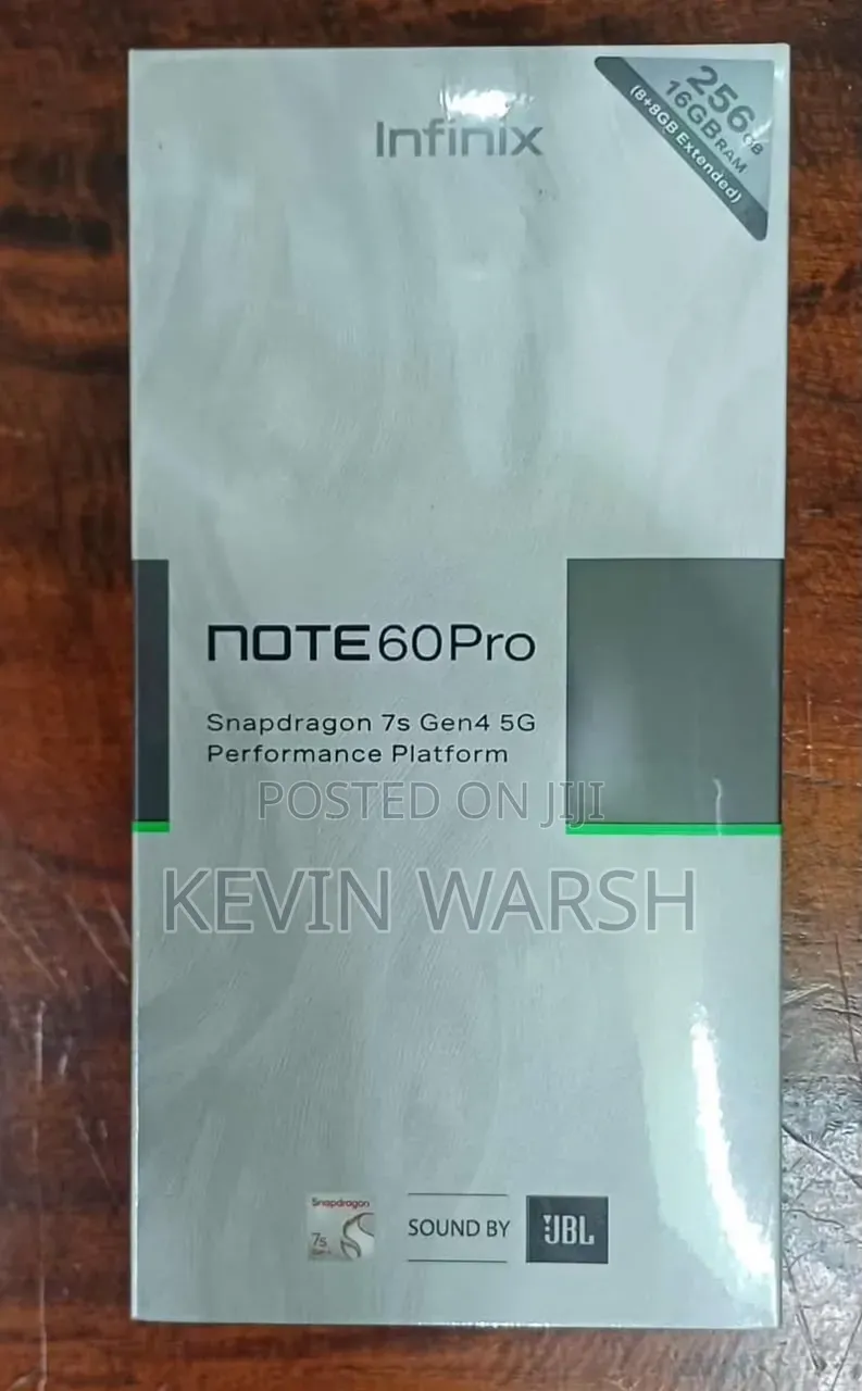 New Infinix Note 60 Pro 256 GB Orange