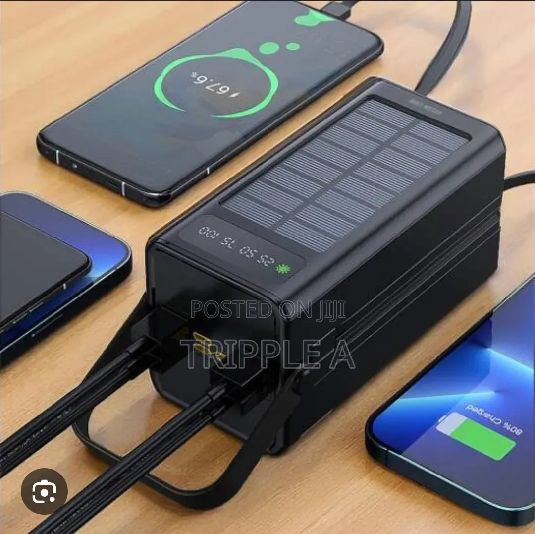 Green Lion Solar X 60000mah Power Bank Pd 20w Black