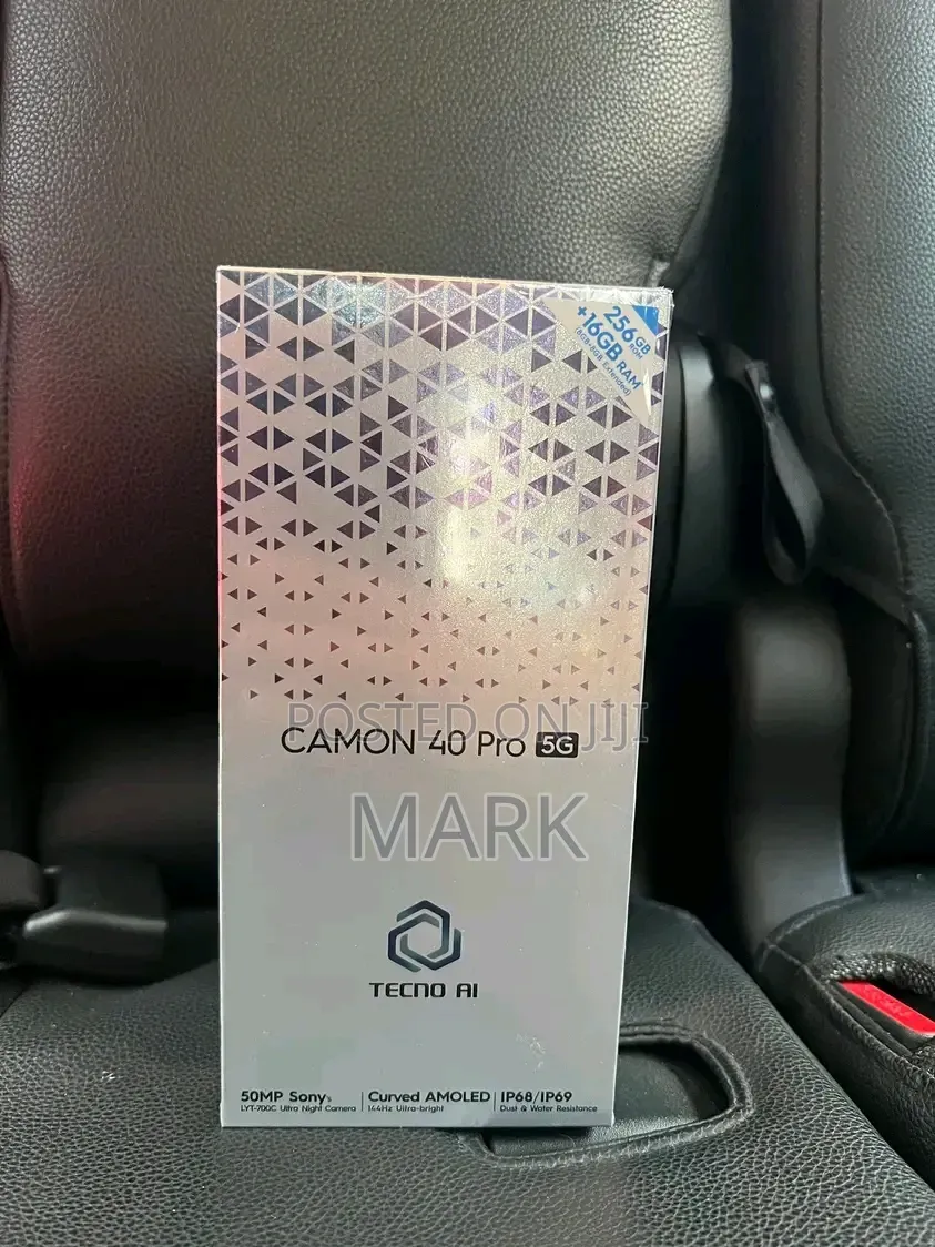 New Tecno Camon 40 Pro 5G 256 GB Gray