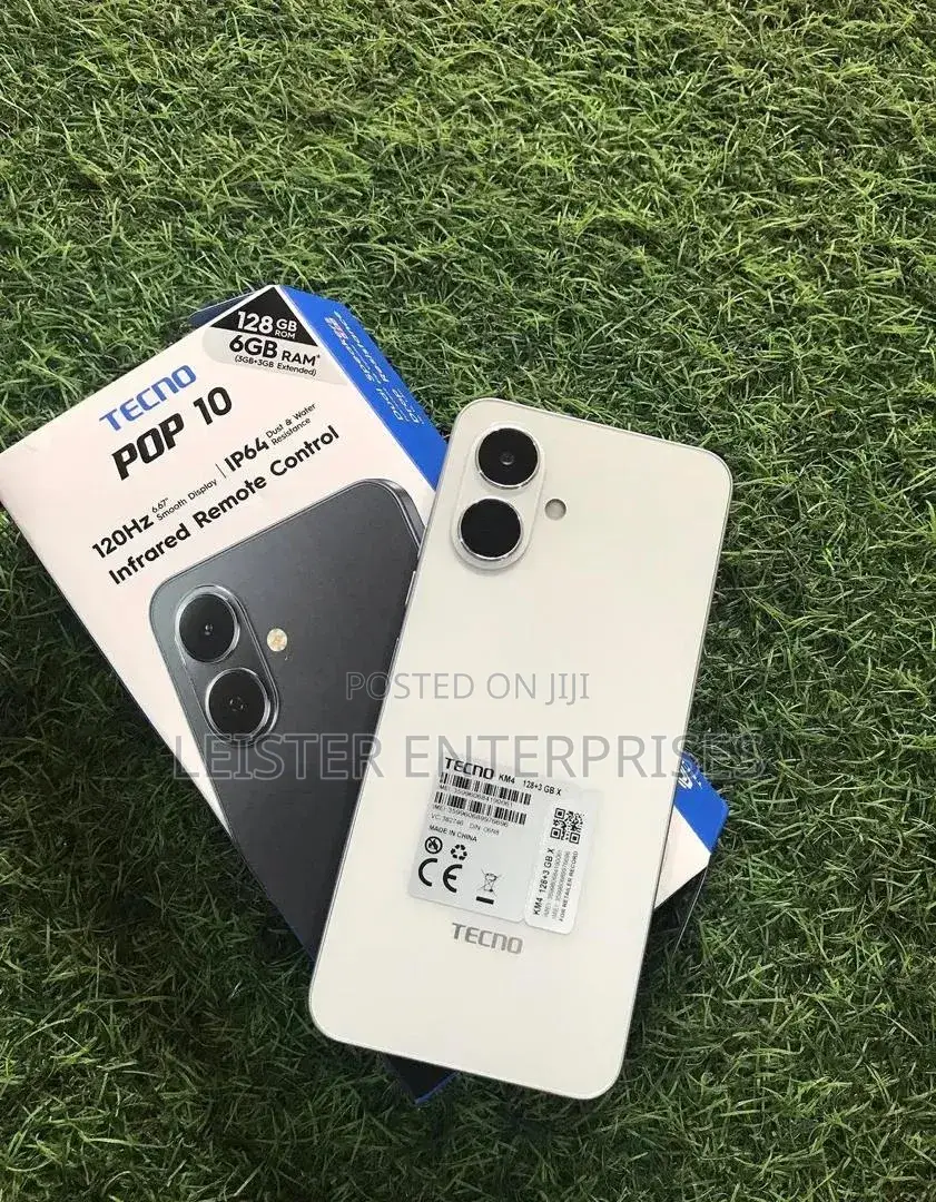 New Tecno Pop 10 128 GB White