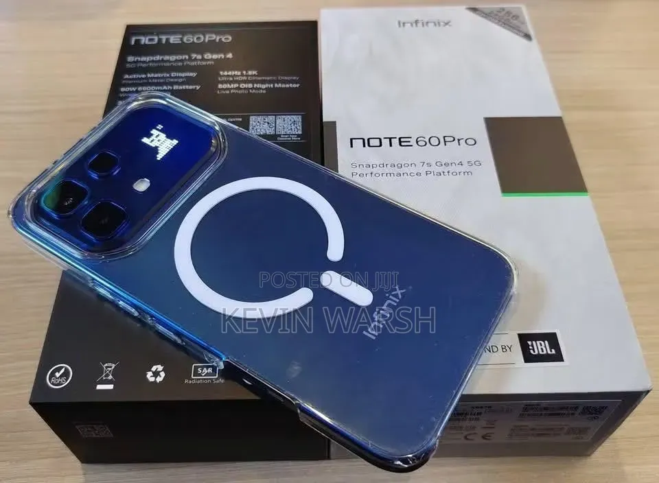 New Infinix Note 60 Pro 256 GB Blue