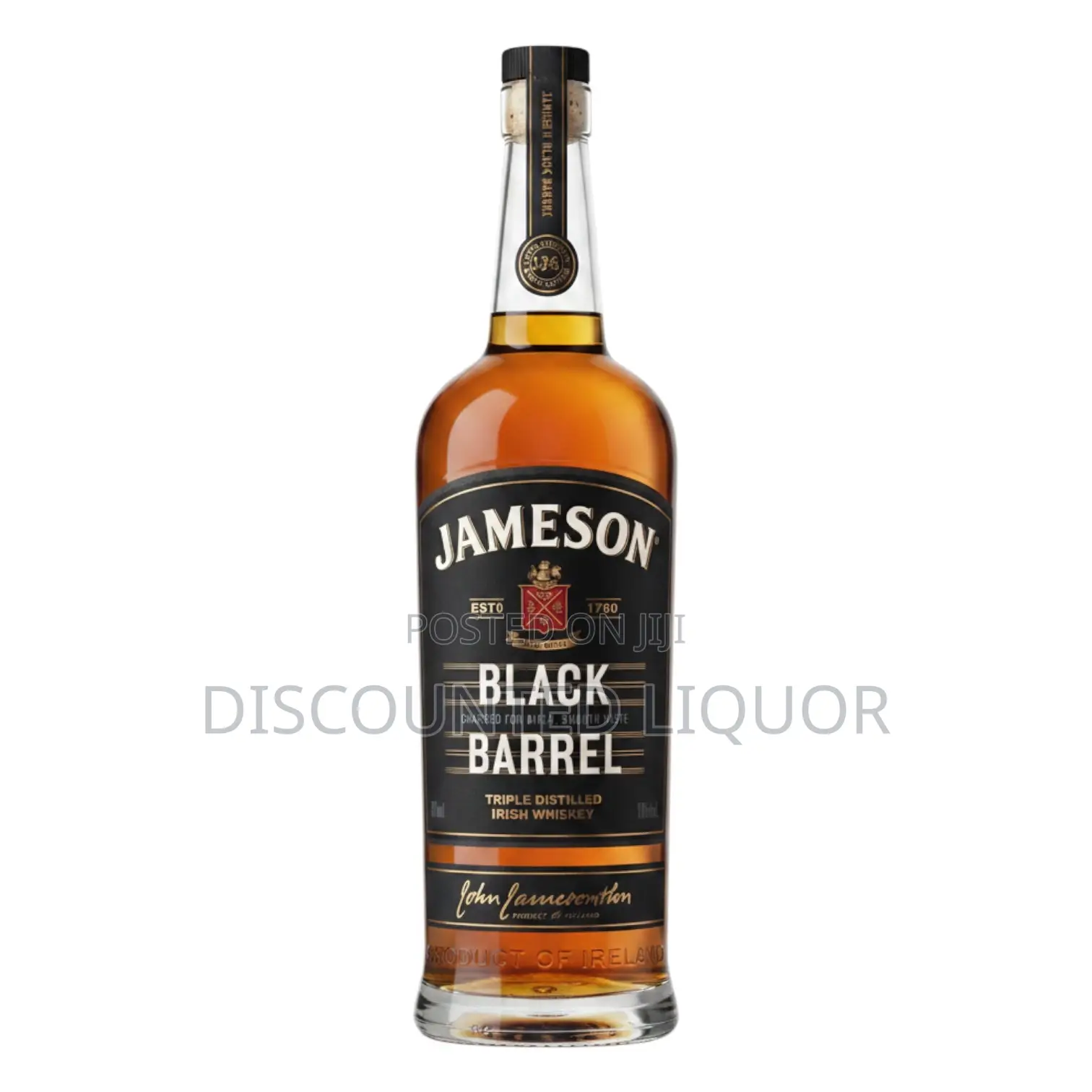 Jameson Black Barrel Irish Whiskey 750ml