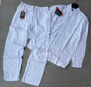 Safari Cargo Linen Set. Up and Down