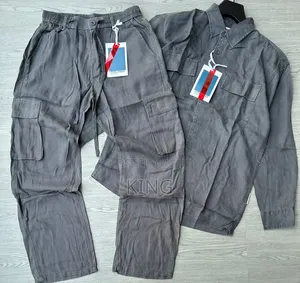 Safari Cargo Linen Set. Up and Down