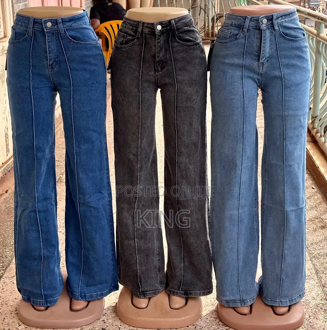 Seam Detail Women's High-Waist Jeans