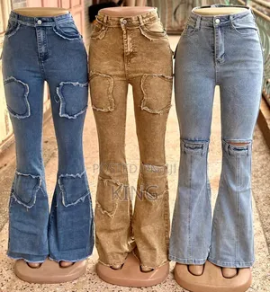 Seam Detail Women's High-Waist Jeans